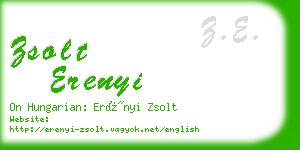 zsolt erenyi business card